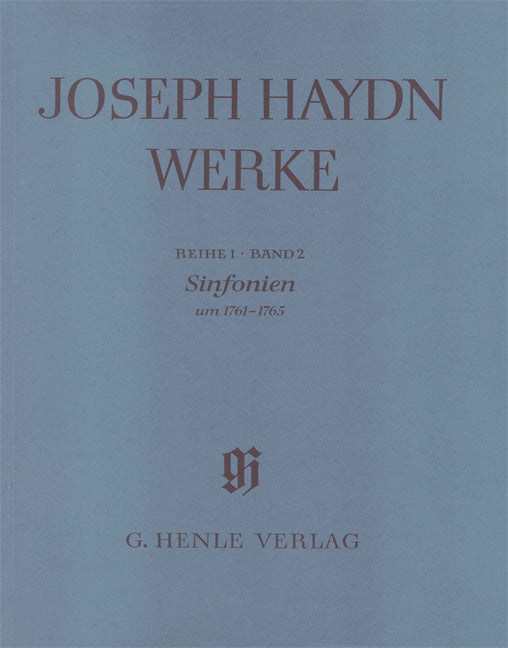 Haydn Werke 1/2: Sinfonien um 1761-65 pa (Henle)