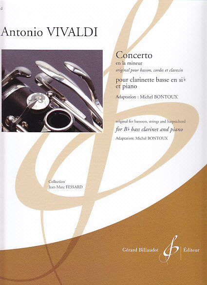 Vivaldi, Concerto in a (BbCl,Pf) (Billaudot)