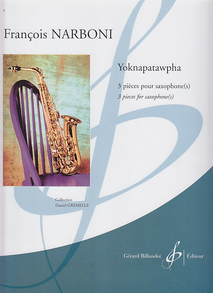 Narboni, Yoknapatawpha (S+A+T Sax Solo) (Billaudot)