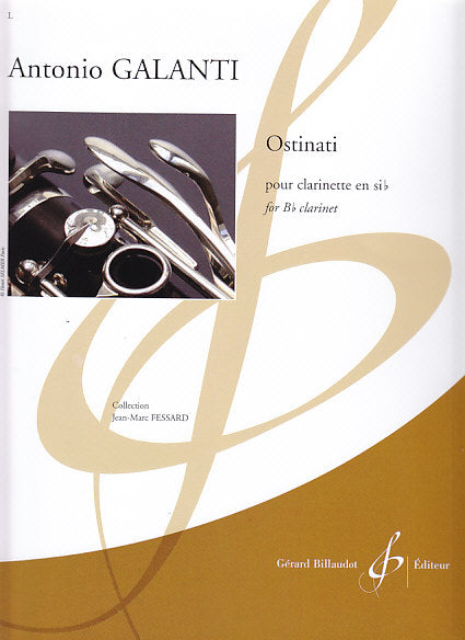 Galanti, Ostinati (Cl Solo) (Billaudot)