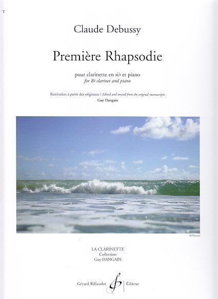 Debussy, 1ere Rhapsodie (Dangain) (Billaudot)