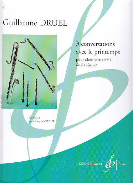 Druel, 3 Conversations avec le printemps (Billaudot)