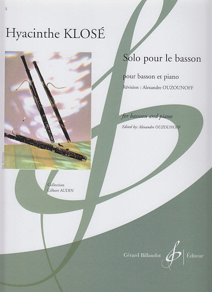 Klose, Solo pour le basson (Bn,Pf) (Billaudot)