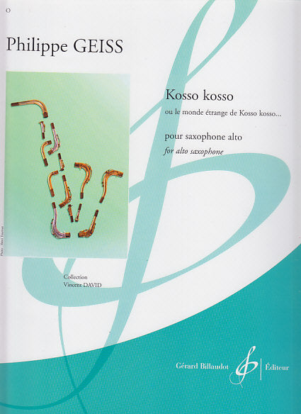 Geiss, Kosso kosso (ASax Solo) (Billaudot)