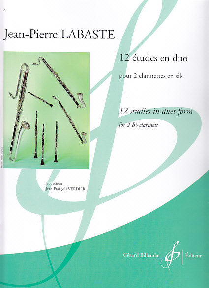 Labaste, 12 Etudes en duo (2bbCl) (Billaudot)