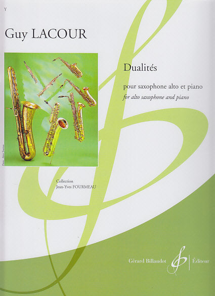 Lacour, Dualites (ASax,Pf) (Billaudot)