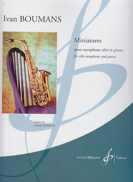 Boumans, Miniatures (ASax,Pf) (Billaudot)