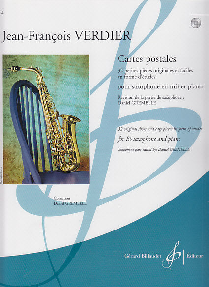 Verdier, Cartes postales (ASax,Pf: +CD) (Billaudot)