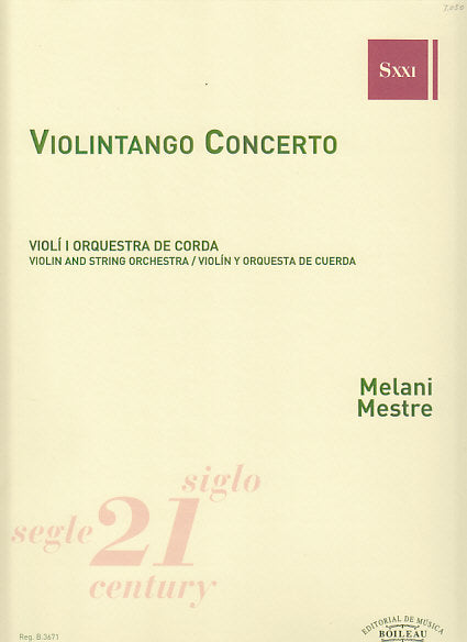Mestre, Violintango Concerto (Vn,Str) (Boileau)