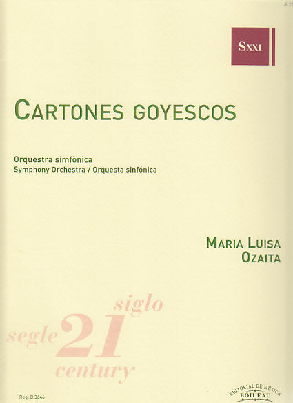 Ozaita, Cartones goyescos (Boileau)