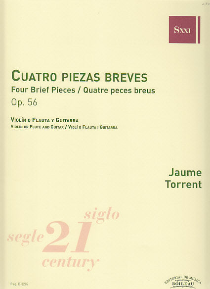 Torrent, 4 Piezas breves op. 56 (Boileau)