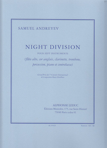Andreyev, Night Division (Score) (Leduc)