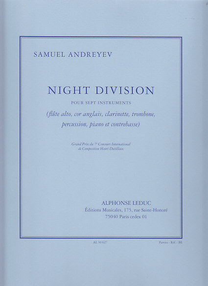 Andreyev, Night Division (Parts) (Leduc)