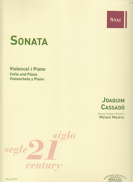 Cassado,J., Sonata (Boileau)