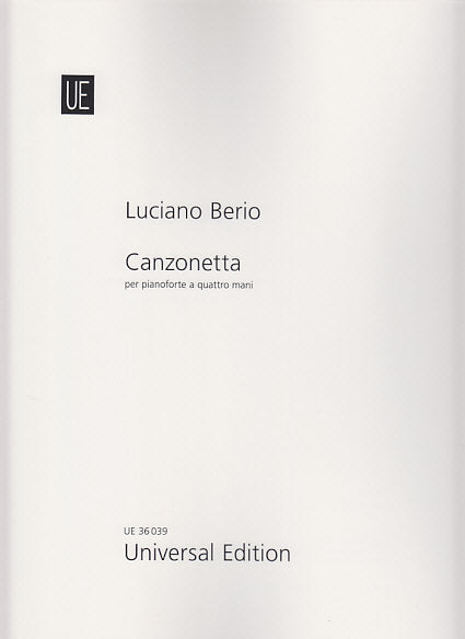 Berio, Canzonetta (1991) (Universal)