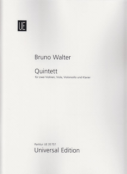 Walter, Quintett: Score/Piano part (Universal)