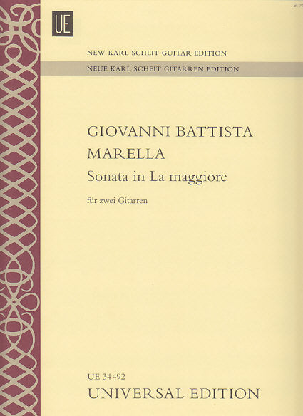 Marella, Sonata in A (2Guit) (Universal)