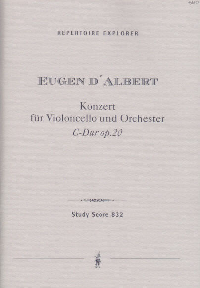 Albert,d', Concerto for Cello op. 20 (Hoflich)