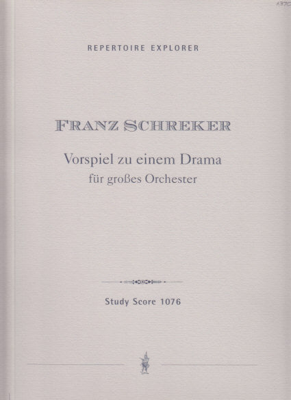 Schreker, Vorspiel zu einem Drama (Hoflich)