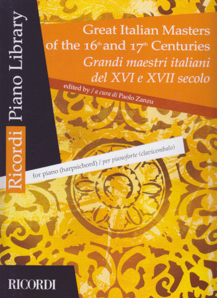 Great Italian Masters of the 16th & 17th (Ricordi)