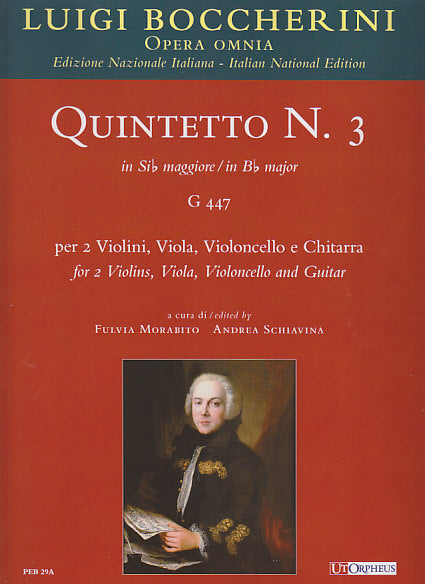 Boccherini, Quintet G 447 in Bb (Score) (Ut Orpheus)