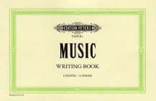 Music: Writing Book. 6 Staves (Peters)