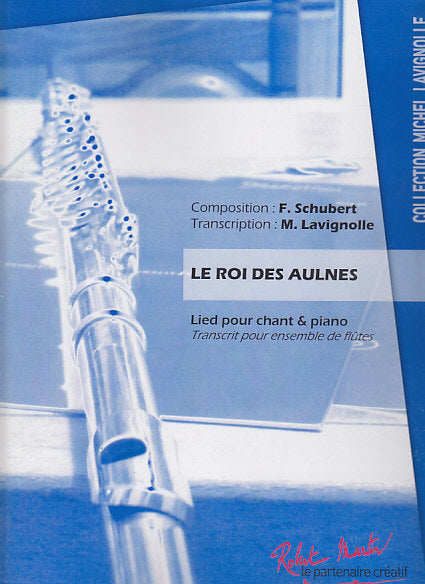 Schubert, Roi des aulnes (5Fl,AFl,Vc) (Robert Martin)