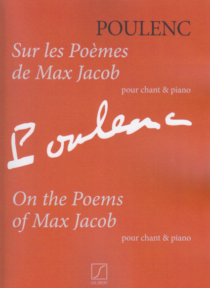 Poulenc, Sur les poemes de Max Jacob (Salabert)