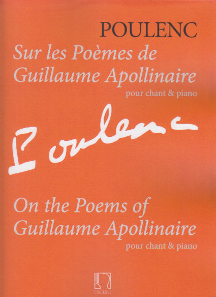 Poulenc, Sur les poemes d'Apollinare (Eschig)