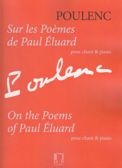 Poulenc, Sur les poemes de Paul Eluard (Eschig)