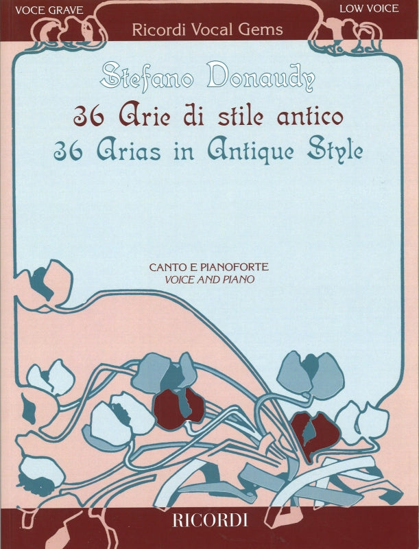 Donaudy, 36 Arie di stile antico (L) (Ricordi)
