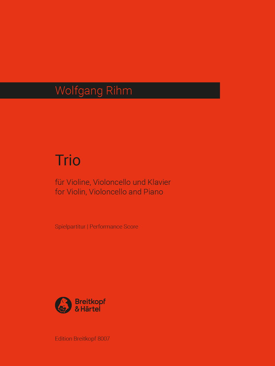 Rihm, Trio (1972) (Vn,Vc,Pf) (Breitkopf)