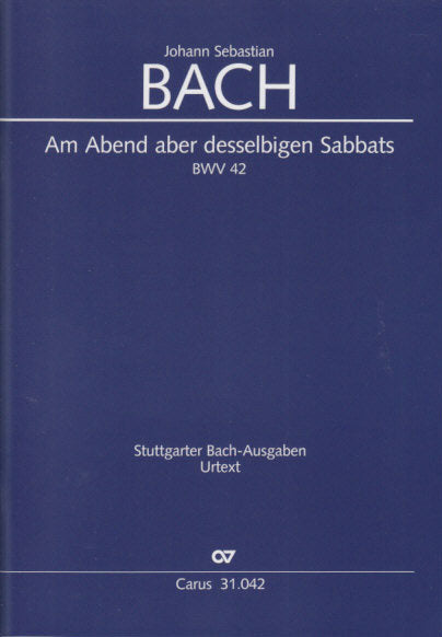 Bach, Kantate BWV 42 Full Score (Carus)