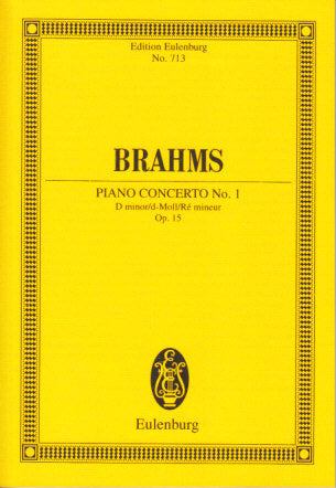 Brahms, Concerto for Piano No. 1 op. 15 (Eulenburg)