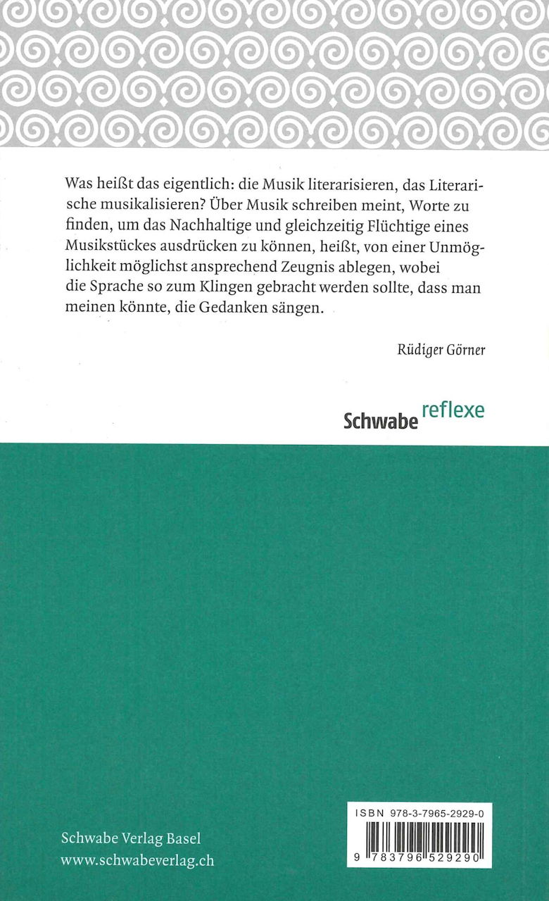Gorner, Horgedanken: Musikliterarische (Schwabe)