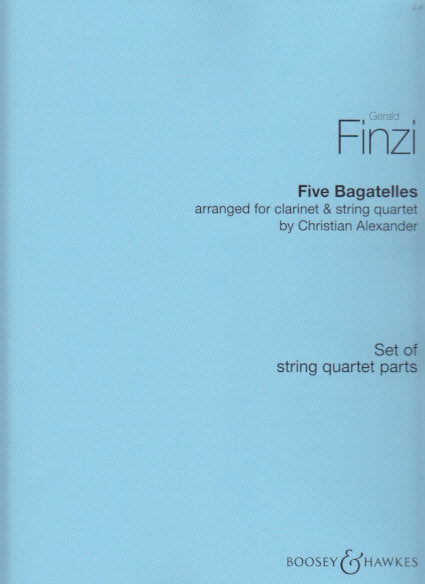 Finzi, 5 Bagatelles (String Parts) (Boosey)