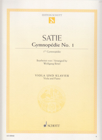 Satie, Gymnopedie No. 1 (Schott)