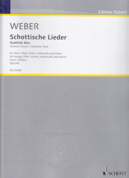 Weber, Schottische Lieder (Score) (Schott)
