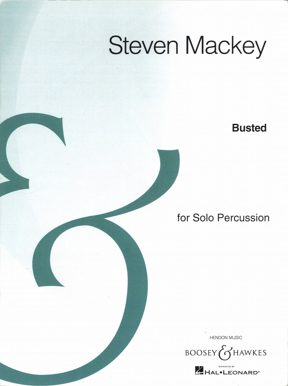 Mackey, Busted (Perc Solo) (Boosey)