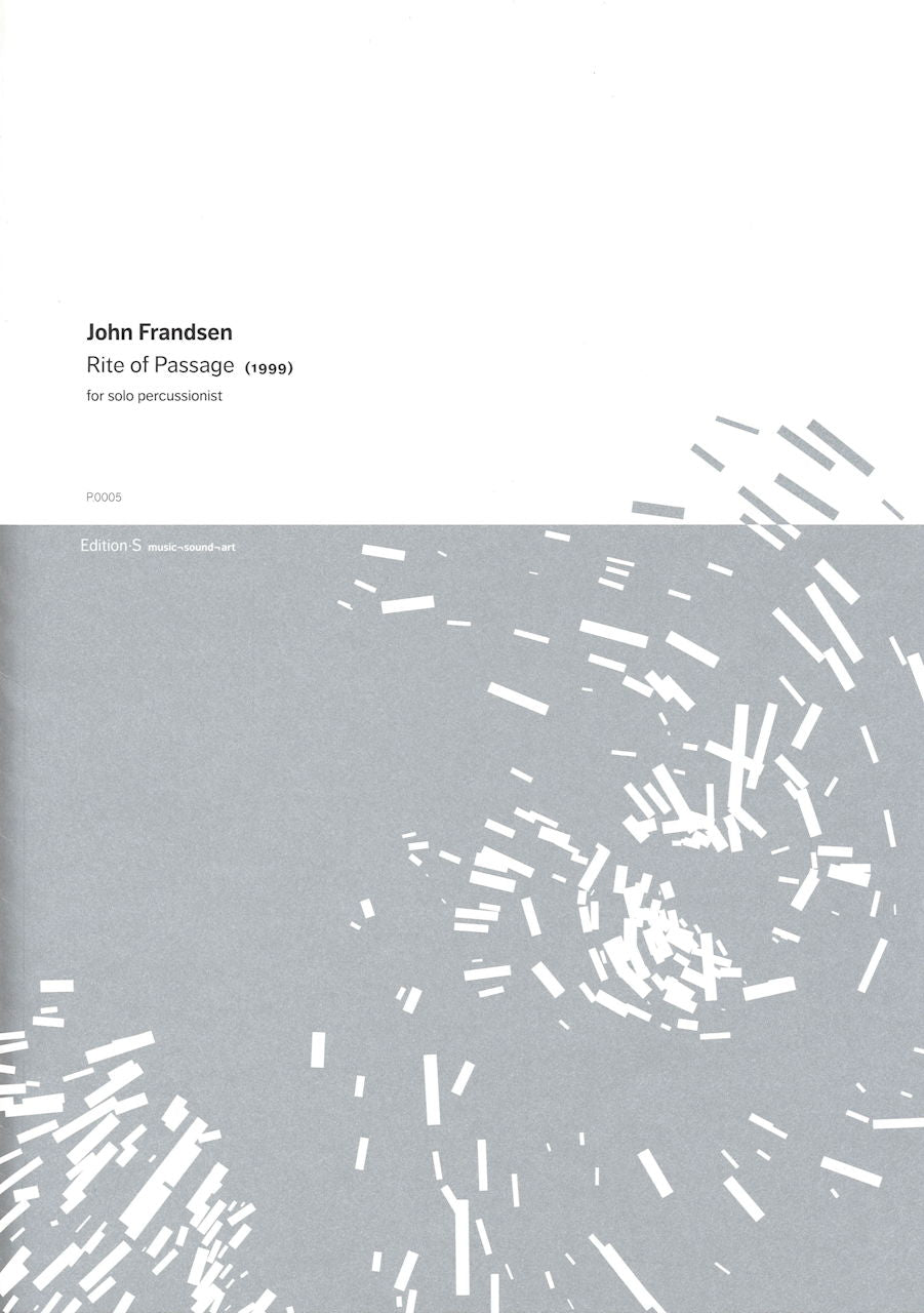 Frandsen, Rite of Passage (Perc Solo) (Samfundet)