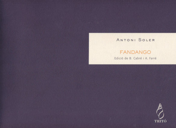 Soler, Fandango (Cabre/Farre) (Trito)