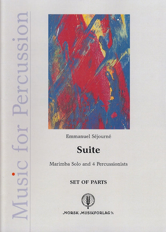 Sejourne, Suite for Marimba & Perc Parts (Norsk)