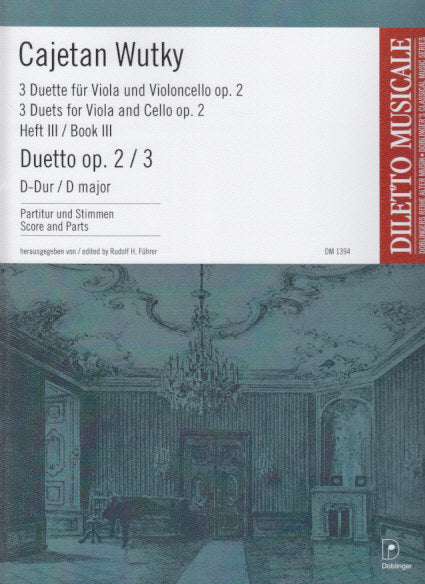 Wutky, Duetto op. 2/3 in D (Va,Vc) (Doblinger)