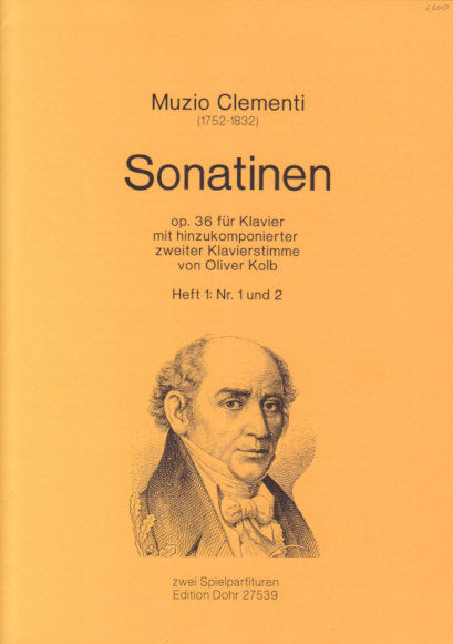 Clementi, Sonatinen op. 36/1, 2 (2Pf) (Dohr)