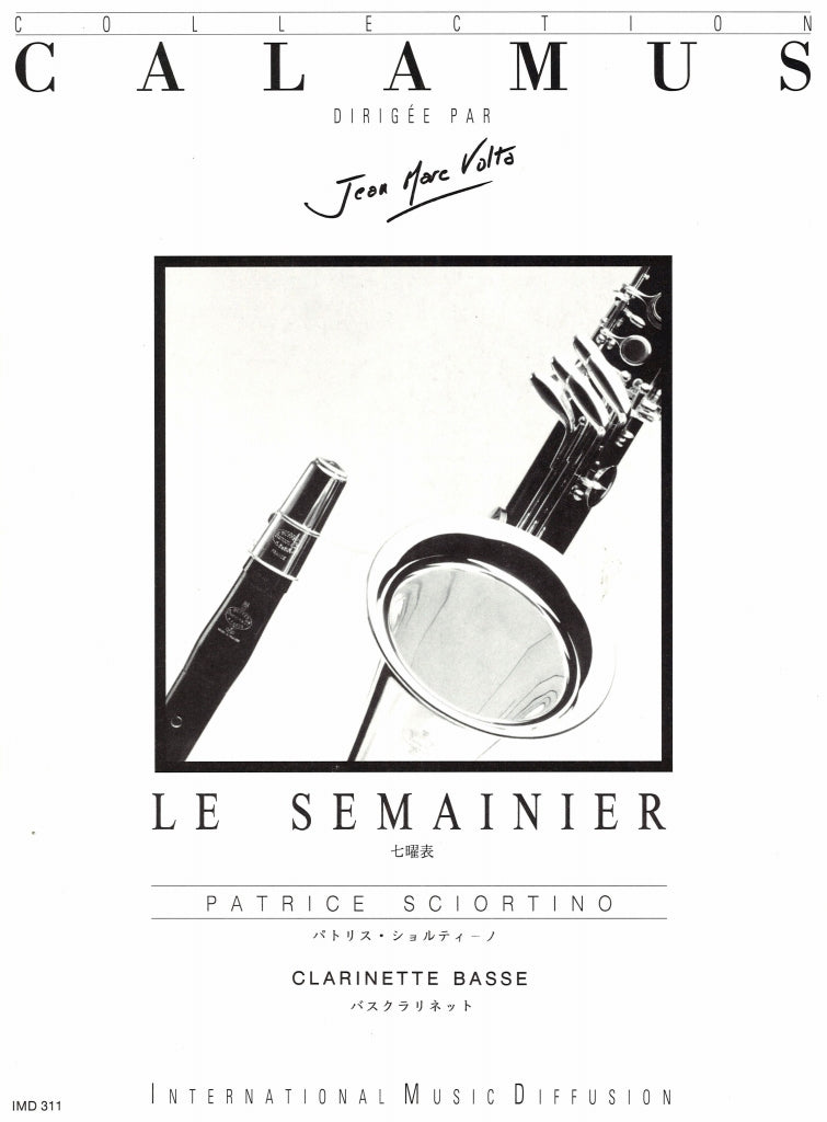 Sciortino, Semainier (BsCl,Pf) (IMD (International Music Diffusion))