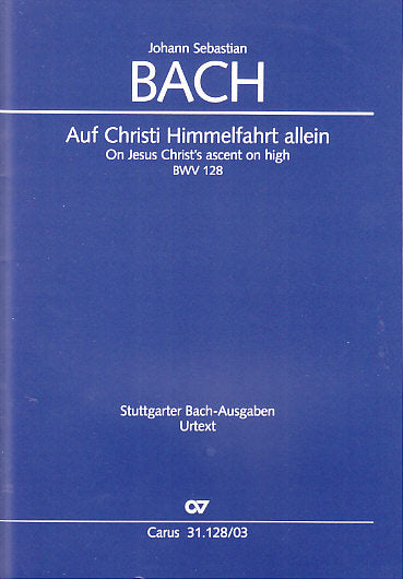 Bach, Kantate BWV 128 Vocal Score (Carus)