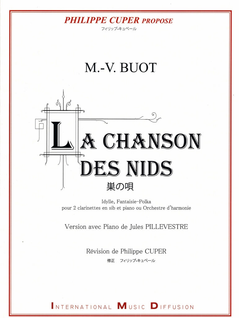 Buot, Chanson des nids (1875) (2Cl,Pf) (IMD (International Music Diffusion))