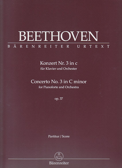 Beethoven, Concerto for Piano 3 Score (Barenreiter)