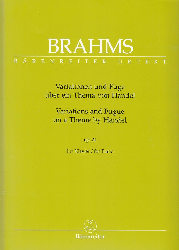Brahms, Handel-Variationen op. 24 (Barenreiter)