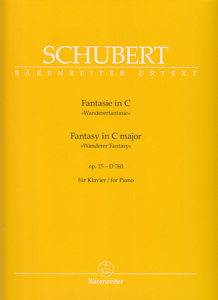 Schubert, Fantasy D 760 in C 'Wanderer' (Barenreiter)
